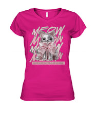 Load image into Gallery viewer, "Coquette Kitty" Ladies' V-Neck