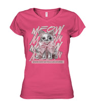 Load image into Gallery viewer, "Coquette Kitty" Ladies' V-Neck