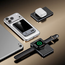 Load image into Gallery viewer, Smartphone, smartwatch, and wireless charging pad on surface