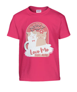 "Love Me Right Meow" Kids' Tee | the Kat's Meow