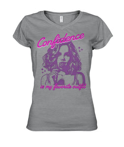 "Confidence" V Neck Tee | Cloud Nine