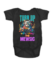 Load image into Gallery viewer, &quot;Mewsic&quot; Onesie | the Kat&#39;s Meow | tNC Original
