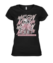 Load image into Gallery viewer, &quot;Coquette Kitty&quot; Ladies&#39; V-Neck | the Kat&#39;s Meow
