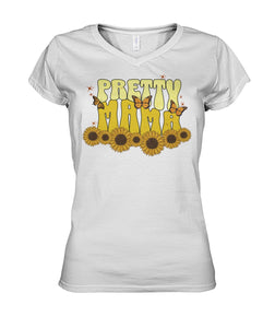 "Pretty Mama" Ladies' V-Neck | Cloud Nine