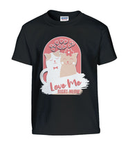 Load image into Gallery viewer, &quot;Love Me Right Meow&quot; Kids&#39; Tee | the Kat&#39;s Meow
