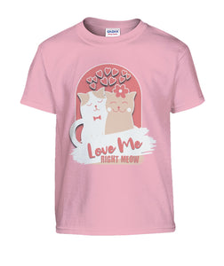 "Love Me Right Meow" Kids' Tee | the Kat's Meow