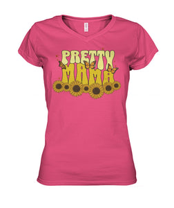 "Pretty Mama" Ladies' V-Neck | Cloud Nine