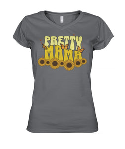 "Pretty Mama" Ladies' V-Neck | Cloud Nine