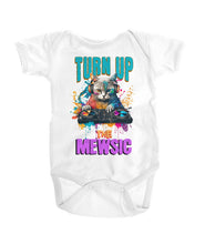 Load image into Gallery viewer, &quot;Mewsic&quot; Onesie | the Kat&#39;s Meow | tNC Original
