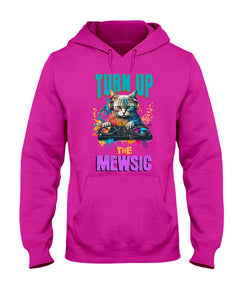 "Meow Mewsic" Unisex Adult Hoodie