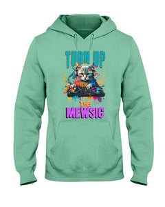"Meow Mewsic" Unisex Adult Hoodie