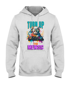 "Meow Mewsic" Unisex Adult Hoodie